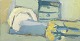 Swedish artist, 
1960s
Abstract 
composition.
Oil on panel.
An atmospheric 
abstract still 
...