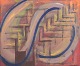 Scandinavian 
artist
Abstract 
composition.
Oil on canvas.
A colorful and 
geometric-
abstract ...