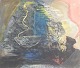 Odd Moe (b. 
1944)
“Rejse III”.
Mixed media on 
paper.
An expressive 
abstract work 
with ...