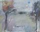 Håkan 
Wennström, 
Swedish artist.
“Grinden”.
Oil on canvas.
An atmospheric 
abstract 
painting ...