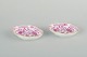 Meissen, “Pink 
Indian”
2 small bowls, 
early 20th 
century.
Pair of oval 
porcelain 
bowls, ...