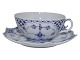 Royal 
Copenhagen Blue 
Fluted Full 
Lace, tea cup 
with matching 
saucer.
Decoration 
number ...