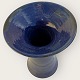 Blue ceramic 
vase, 18 cm 
high, good 
condition.