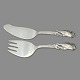 Cohr; A fish serving set of sterling silver