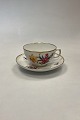 Royal 
Copenhagen Full 
Saxon Flower 
Large Teacup 
No. 1550. In 
fine condition, 
but slight wear 
on ...