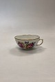 Royal 
Copenhagen Full 
Saxon Flower 
Teacup No. 
1551. In fine 
condition, but 
slight wear on 
the ...