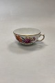 Royal 
Copenhagen Full 
Saxon Flower 
Small Teacup. 
In fine 
condition, but 
some wear on 
the gold ...
