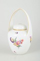 Royal 
Copenhagen
Saxon Flower 
lidded vase 
with handle, c. 
1900.
Antique 
porcelain 
lidded vase ...