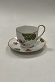 Royal 
Copenhagen Art 
Nouveau Pattern 
No. 225 
Geranium Large 
Coffee Cup with 
high handle No. 
...