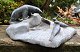 Giant 
Greenlandic 
soapstone 
figure, 20th 
century. A 
polar bear 
hunting two 
seals. 
Unsigned. L.: 
...