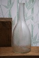 Antique, Swedish carafe in twisted mouth-blown glass...