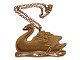 Georg Jensen 
Golden 
Christmas 
Ornament - 
Swan- without 
box.
Height 5.5 cm.
Perfect 
condition.