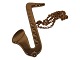 Georg Jensen 
Golden 
Christmas 
Ornament - 
Saxophone - 
without box.
Height 5.5 cm.
Perfect ...