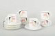Villeroy & Boch
6 cups and 
saucers “Iris”, 
1980s.
Six porcelain 
cups with 
matching 
saucers, ...