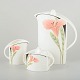 Villeroy & Boch
Coffee set 
“Iris”, 1980s.
Porcelain 
coffee pot, 
sugar bowl and 
creamer with 
...