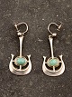 David Andersen 
sterling silver 
earrings with 
amazonites item 
no. 623430