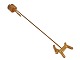 Georg Jensen 
Golden 
Christmas 
Candle Holder, 
Christmas Ram. 
This is without 
the box.
Measures ...