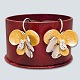 Ole Lynggaard; Earrings of 18k gold ang white gold set with diamonds Ole Lynggaard; Earrings of 18k gold ang white gold set with diamonds