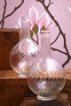 Antique Swedish 
wine / water 
carafe in 
mouth-blown 
twisted glass.
H: 21cm. Dia.: 
12cm. (3 pcs. 
...