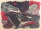 Olle Bonnier 
(1925–2016)
Color 
lithograph
Abstract 
composition 
from 1957 with 
dynamic ...