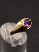 14 carat 
vintage gold 
ring size 54 
with amethyst 
subject no. 
623833