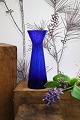 Antique blue hyacinth glass in mouth-blown glass from Holmegaard glassworks...