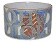 Royal Copenhagen art pottery
Bowl with letters by Bo Kristiansen