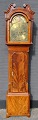 Large English 
grandfather 
clock, c. 1740 
- 1750. Samuel 
Whalley, 
Manchester. 
Mahogany case 
with ...
