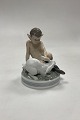Royal 
Copenhagen 
Figurine Faun 
with Rabbit No. 
439. Designed 
by Chr. Thomsen 
in 1903. 
Measures ...