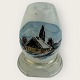 Kastrup 
Glassworks, 
cozy lamp with 
hand-painted 
decoration for 
tealights, 
approx. 9cm 
high *A ...