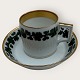 Meissen, Small 
coffee cup with 
vine leaves and 
gold edges, 
height 5cm, 
diameter 5cm 
*fine 
condition*