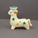 Aluminia; 
Christmas deer 
in faience. In 
orange and 
green. For one 
candle. H. 10 
cm. L. 11 ...