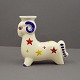 Aluminia: Christmas deer made in faience
