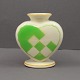 Aluminia; Green christmas heart in faience