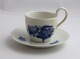 Royal Copenhagen. Blue flower. Espresso / mocha cup with high handle. Model 
8192. (1 quality)