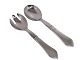 Georg Jensen 
sterling silver 
and stainless 
steel, 
Continental 
salad set.
Length 19.7 
...