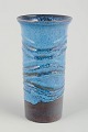 Scandinavian Studio PotterVase, 1970s.Hand-thrown ceramic vase in stoneware with a vivid ...