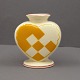 Aluminia; Yellow christmas heart in faience