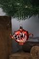 Old glass 
Christmas 
ornament / 
Christmas tree 
decoration 
from around 
1950. (Teapot) 
H: 5cm.