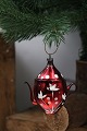 Old glass 
Christmas 
ornament / 
Christmas tree 
decoration 
from around 
1950. (coffee 
pot) H: 7.5 cm.