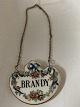 Bottle / 
Decanter Brandy 
sign with chain
Stamped 
Stafford Shine 
England
Size 5.3 x 4.2 
...