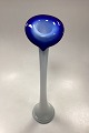 Joska Design 
Vase in Crystal 
Glass. Opal 
white body with 
cobalt blue 
rim. 
Mouth-blown. 
Designed ...
