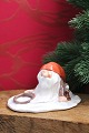 Royal 
Copenhagen 
Christmas 
porcelain 
figurine of 
Santa Claus 
made by Harald 
Wiberg. H:8cm. 
/ ...