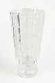Simon Gate for Orrefors.Large crystal vase “Thousand Windows”, 1930s/40s.Elegant, heavy ...