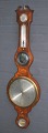 English wheel barometer. 19th century.