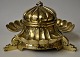 Large brass 
inkwell, art 
deco, circa 
1920, Denmark.