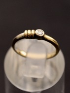 14 carat gold ring with diamond