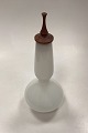 Kastrup 
Glassworks 
Opaline Carafe 
with Lid. Jacob 
E. Bang 1957.
Measures: 27,5 
cm / 10.83 inch
