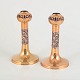 Pentti Sarpaneva for Finland.Pair of brass candlesticks.Decorative candlesticks in polished ...