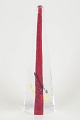 Johansfors, 
Sweden
Art glass 
sculpture 
object, 1980s.
Tall 
triangular 
art-glass 
sculpture in 
...